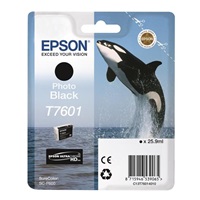 EPSON ink čer ULTRACHROME HD "Kosatka" - Photo Black - T7601 (25,9 ml)