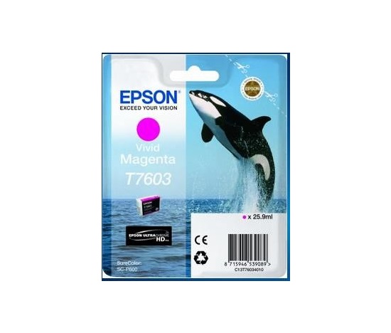 EPSON ink bar ULTRACHROME HD "Kosatka" - Vivid Magenta - T7603 (25,9 ml)