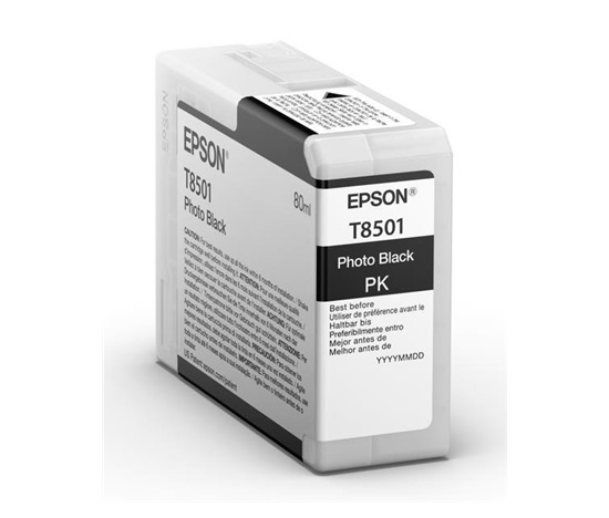 EPSON ink čer ULTRACHROME HD "Kosatka" - Photo Black - T850100 (80 ml)