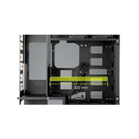 IN WIN skříň 909, Full Tower, bez zdroje, Black, USB 3.1