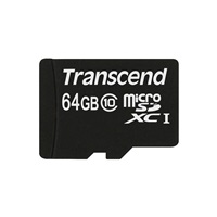 TRANSCEND MicroSDXC karta 64GB Class 10, UHS-I (45MB/s)