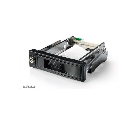 AKASA HDD box Lokstor M52, 1x 3.5" SATA HDD do 5.25" interní pozice, černá