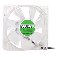 EVOLVEO 14L1RD ventilátor 140mm, 4 LED červený, 3pin