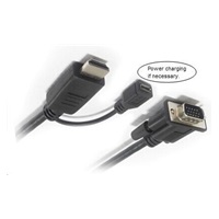 PREMIUMCORD Převodník HDMI na VGA s microUSB napájením