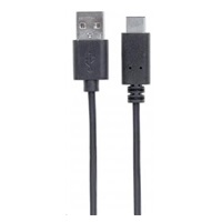 MANHATTAN Kabel USB 2.0 C, C Male / A Male, 1m, černý
