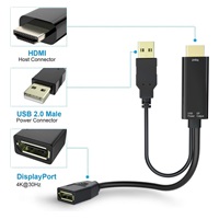 PREMIUMCORD adaptér HDMI to DisplayPort s napájením