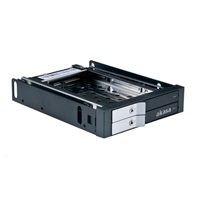AKASA HDD box Lokstor M21, 2x 2.5" SATA HDD/SSD do 3.5" interní pozice, černá