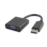 PREMIUMCORD Redukce DisplayPort - VGA 15cm (M/F, černá)