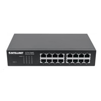 Intellinet 16-port Gigabit Ethernet Switch, 16x GbE, fanless