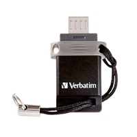 VERBATIM Dual USB Drive 64 GB - OTG/USB 2.0 for Smarphones & Tablets