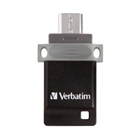 VERBATIM Dual USB Drive 64 GB - OTG/USB 2.0 for Smarphones & Tablets