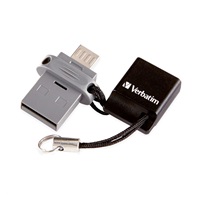 VERBATIM Dual USB Drive 64 GB - OTG/USB 2.0 for Smarphones & Tablets