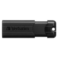VERBATIM Flash Disk 64GB PinStripe USB 3.0, černá