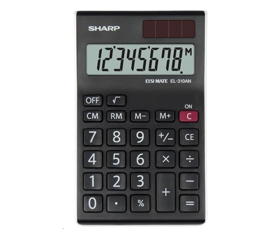 SHARP kalkulačka - EL-310ANWH - černá