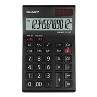 SHARP kalkulačka - EL-124TWH - černá