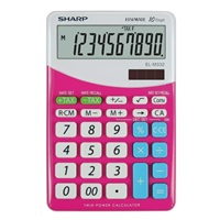 SHARP kalkulačka - EL-M332BPK - růžová