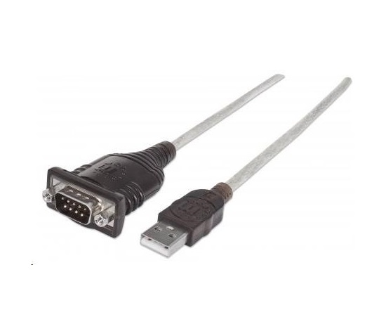 MANHATTAN Převodník z USB na sériový port (Prolific PL-2303HXD Chip, 45cm)