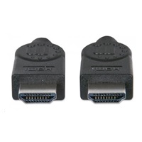 MANHATTAN kabel High Speed HDMI 4K, 3D, Male to Male, stíněný, černý, 7,5m