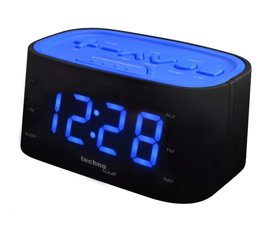 TechnoLine WT 465B - digitální budík s radiopřijímačem