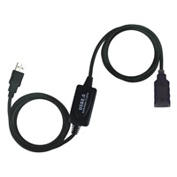 PREMIUMCORD USB 2.0 repeater a prodlužovací kabel A/M-A/F 10m