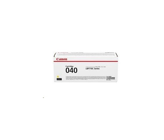 Canon TONER  CRG-040Y žlutá pro i-SENSYS LBP710Cx, LBP712Cx, LBP7780Cx (5400 str.)