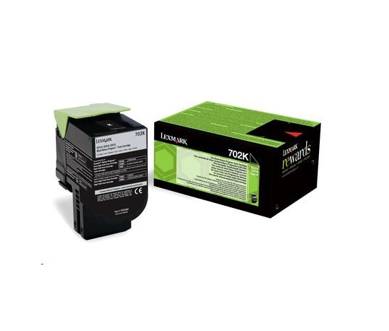 LEXMARK černý toner 702K pro MC310/410/510 z programu Lexmark Return (1 000 stran)