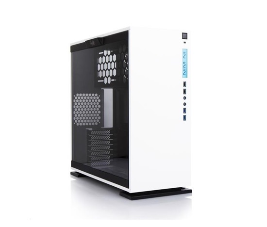 IN WIN skříň 303, White, Mid Tower, bez zdroje, USB 3.0, ventilátor