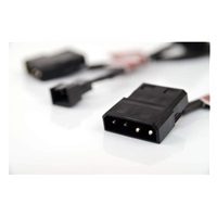 NOCTUA Adaptér NA-SAC1, 3x, Molex na 3-pin ventilátor, černá