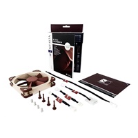 NOCTUA Ventilátor NF-S12A-FLX, 120mm, hnědá