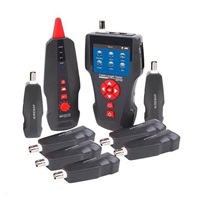 LAN Cable Tester TLCD88 s LCD, koax, Cat3/Cat5E/Cat6, UTP/STP, USB, PoE, ping, sonda, 8x protismyčka