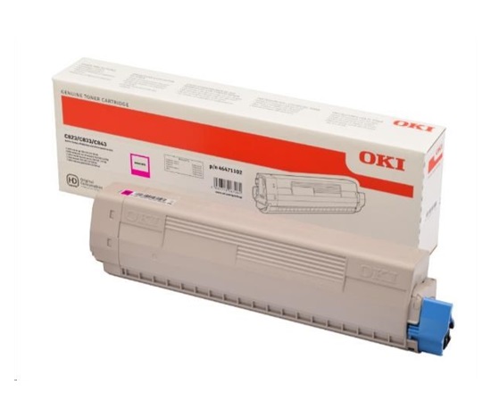 OKI Magenta toner do C823/C833/C843 (7 500 stránek)
