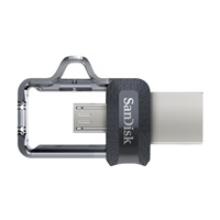 SanDisk Flash Disk 64GB Ultra, Dual USB Drive m3.0, OTG