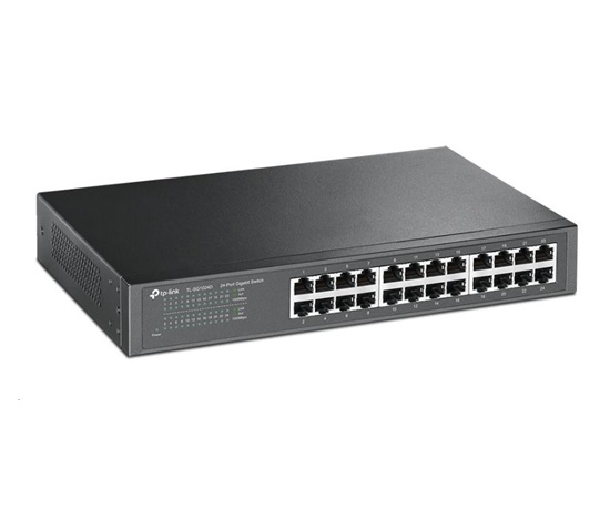 TP-Link switch TL-SG1024D (24xGbE, fanless)