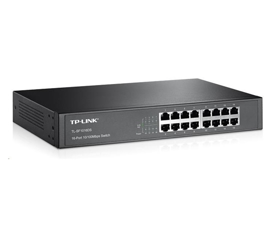 TP-Link switch TL-SF1016DS (16x100Mb/s, fanless)