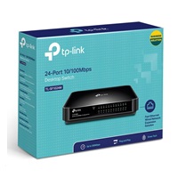 TP-Link switch TL-SF1024M (24x100Mb/s, fanless)