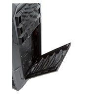 IN WIN skříň Grone Black/Red, Midi Tower, bez zdroje