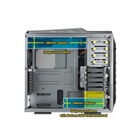 IN WIN skříň Grone Black/Red, Midi Tower, bez zdroje