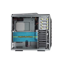 IN WIN skříň Grone Black/Red, Midi Tower, bez zdroje