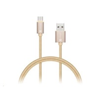 CONNECT IT Wirez Premium Metallic USB C - USB, rose gold, 1 m