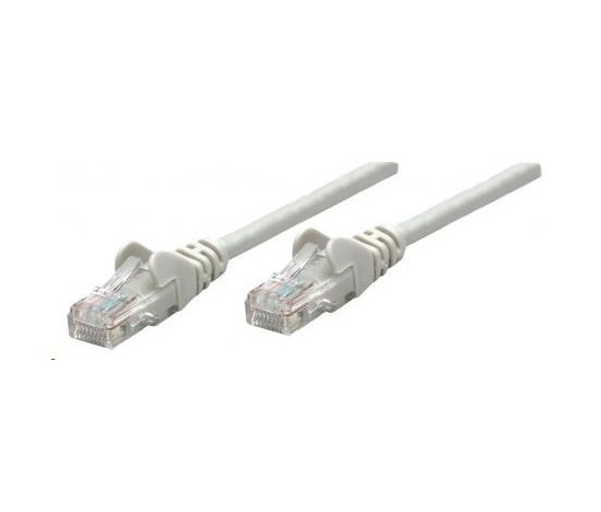 Intellinet patch kabel, Cat6A Certified, CU, SFTP, LSOH, RJ45, 0,25 m, šedý