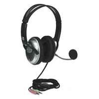 MANHATTAN Sluchátka s mikrofonem Classic Stereo Headset