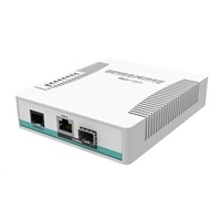 MikroTik Cloud Router Switch CRS106-1C-5S, 400MHz CPU, 128MB RAM,1xGLAN/SFP, 5xSFP slot, vč. L5 licence