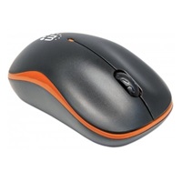 MANHATTAN Myš Success, USB optická, 1000 dpi, černo-oranžová