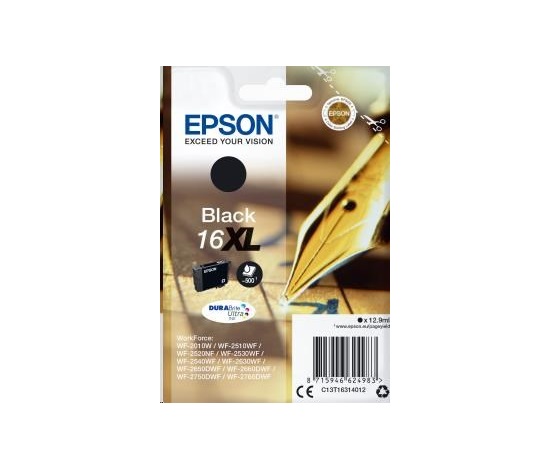 EPSON ink čer Singlepack "Pero" Black 16XL DURABrite Ultra Ink