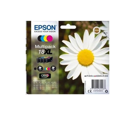 EPSON ink Multipack 4-colours "Sedmikráska" 18XL Claria Home Ink