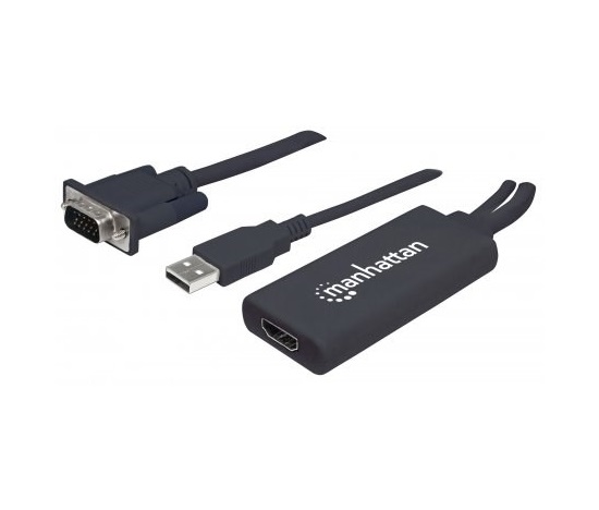 MANHATTAN Převodník z VGA a USB na HDMI