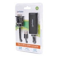 MANHATTAN Převodník z VGA a USB na HDMI