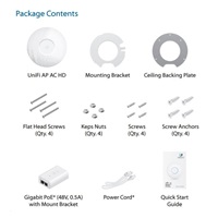 UBNT UniFi AP AC HD, 5-PACK, bez PoE! [2.4GHz(800Mbps)+5GHz(1733Mbps),4x4 MU-MIMO, 802.11a/b/g/n/ac/ac-wave2]