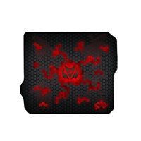 C-TECH herní podložka pod myš ANTHEA CYBER RED, 320x270x4mm, obšité okraje