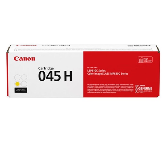 Canon TONER  CRG-045H Y žlutá pro i-SENSYS LBP611Cn, LBP613Cdw, MF631Cn, MF633Cdw, MF635Cx (2200 str.)